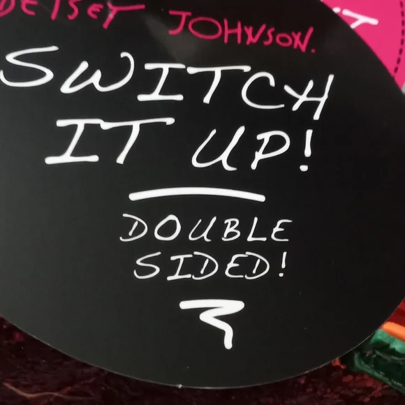 Betsey Johnson Glittery Jack-o'-Lantern's Two Faces Trick or Treat Spider Bag - Picture 14 of 16